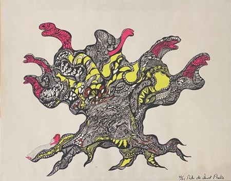Serigrafía De Saint Phalle - L'arbre 