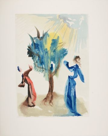 Grabado En Madera Dali - L'arbre du Châtiment, 1963