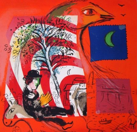 Litografía Chagall - L'Arc en Ciel, Exposition - Grand Palais 1969