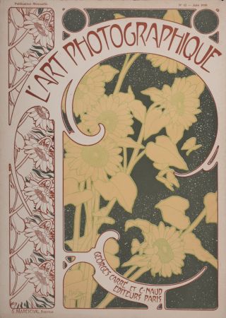 Litografía Mucha - L'Art Photographique cover, 1899-1900