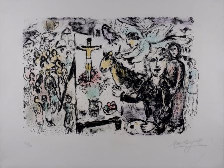 Litografía Chagall -  L’Artiste et Thèmes bibliques