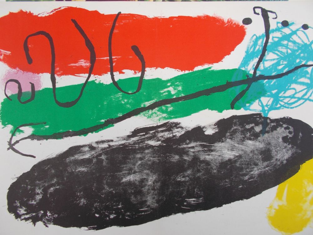 Litografía Miró - L'astre de Patagon