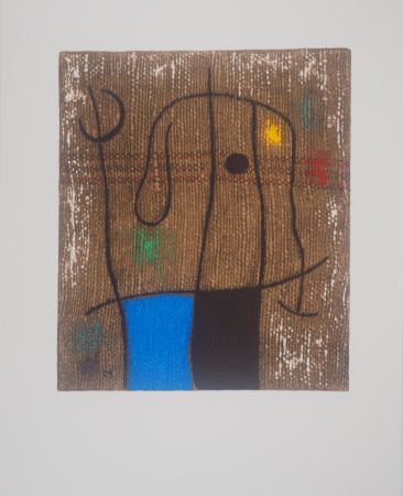 Litografía Miró - L'astrologue