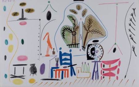 Litografía Picasso - L'Atelier de La Californie #5