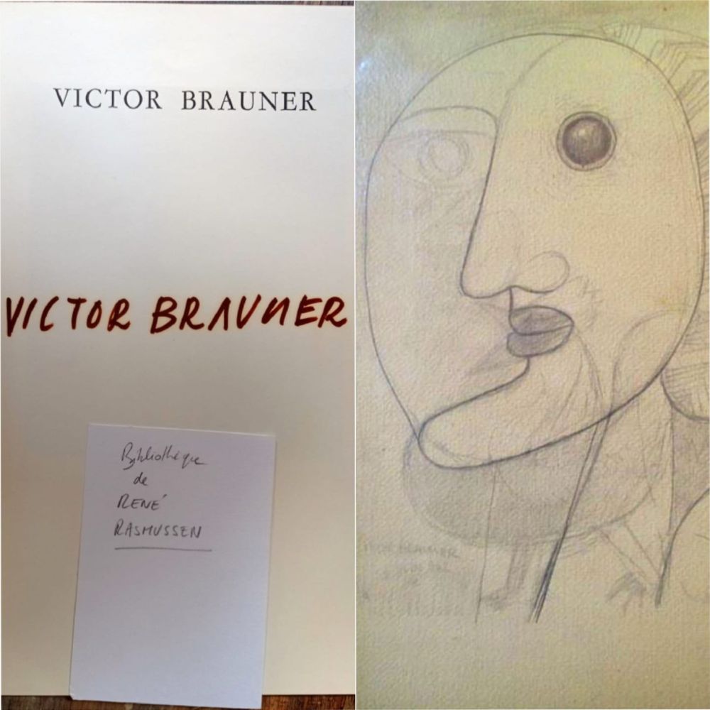 Libro Ilustrado Brauner - L'Attico - Roma, 1964 - Rare catalogue Signée au feutre, Hand signed!