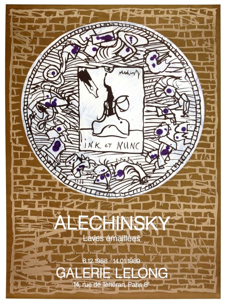 Cartel Alechinsky - Laves émaillés