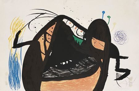 Litografía Miró - L'aïeule des 10 000 âges