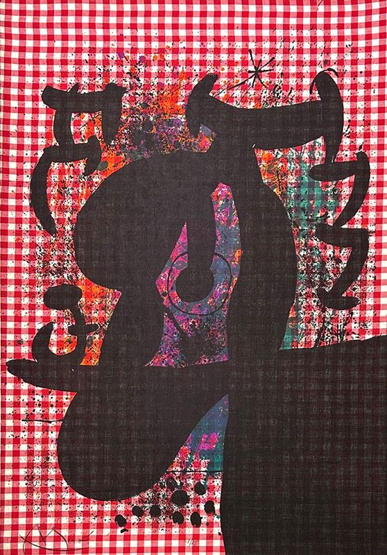 Litografía Miró - Le Bagnard