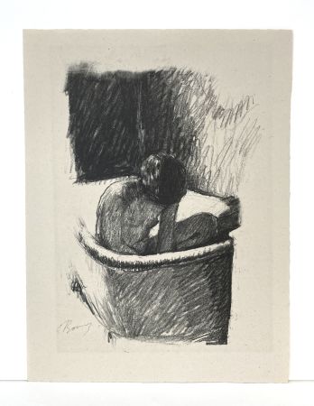 Litografía Bonnard - Le Bain
