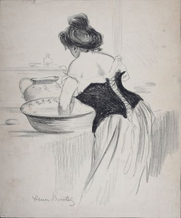 Litografía Boutet - Le Bain, c. 1900