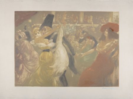 Aguafuerte Y Aguatinta Ranft - Le bal, c. 1900
