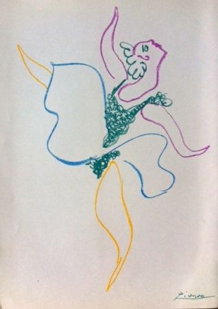 Litografía Picasso - Le ballet