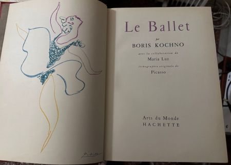Litografía Picasso - Le Ballet/Ballerina-Boris Kokhno 