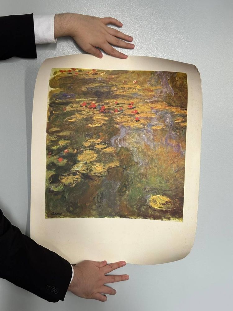 Litografía Monet - Le Bassin aux Nymphéas