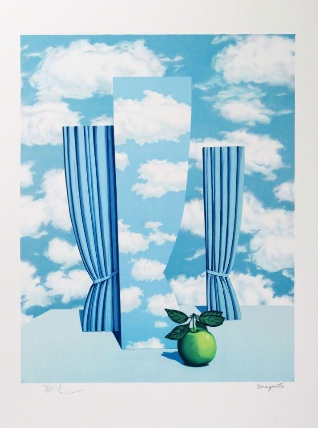 Litografía Magritte - Le Beau Monde