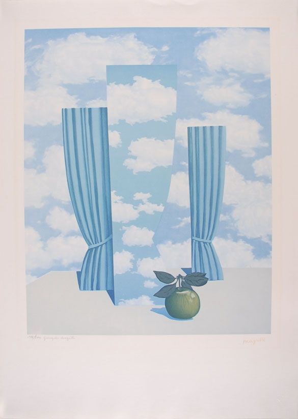Litografía Magritte - Le Beau Monde - The Beautiful World