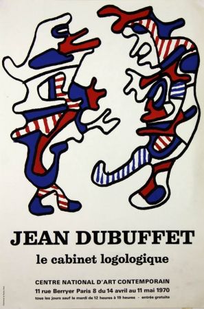 Litografía Dubuffet - Le Cabinet Logologique 