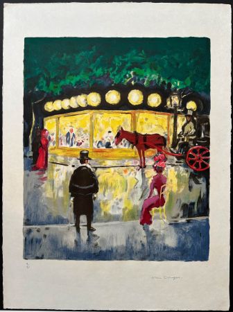 Litografía Van Dongen - Le Carrousel au Bois de Boulogne