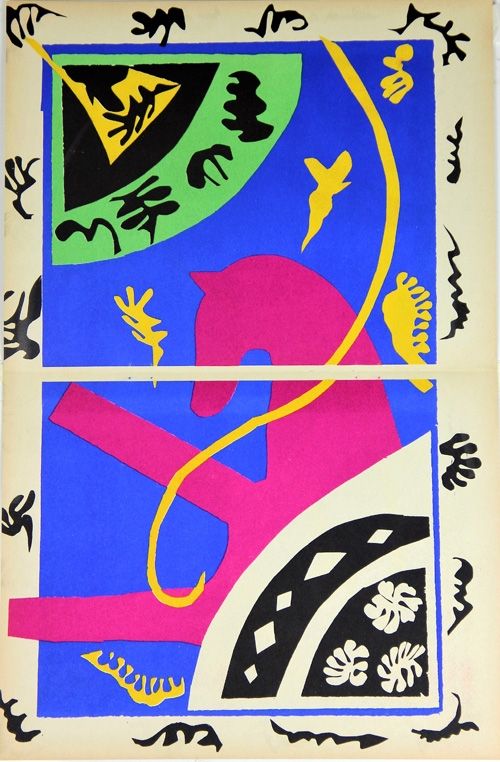 Litografía Matisse - Le Cheval L'Ecuyere et le Clown de la serie Jazz