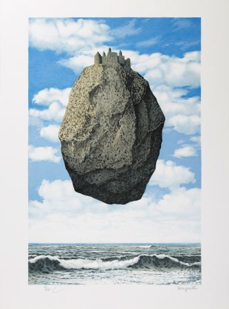 Litografía Magritte - Le Château des Pyrénées (The Castle of the Pyrenees)