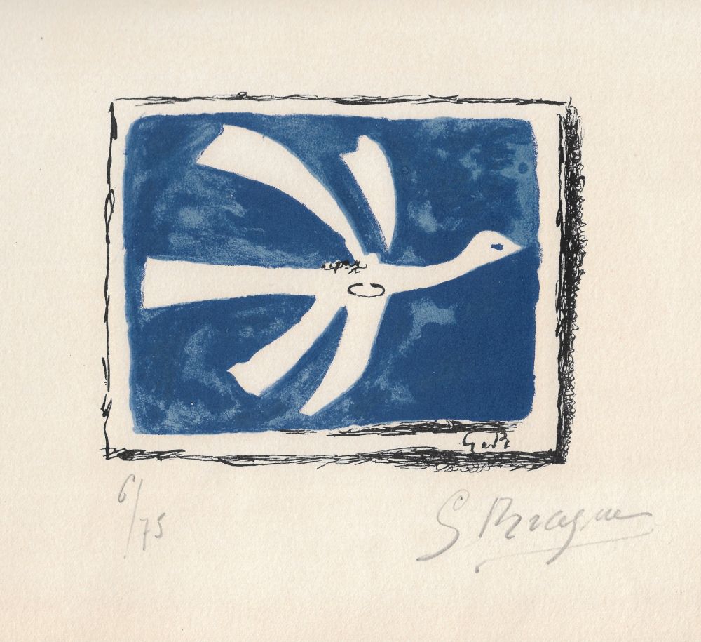 Litografía Braque - Le ciel bleu