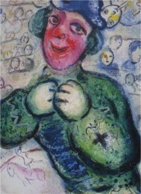 Litografía Chagall - Le Cirque, planche 16
