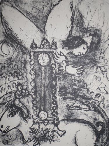 Litografía Chagall - Le Cirque, planche 25