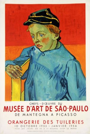 Litografía Van Gogh - Le Colegien, Musée D'Art de Sao Paulo