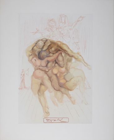 Litografía Dali - Le Coléreux