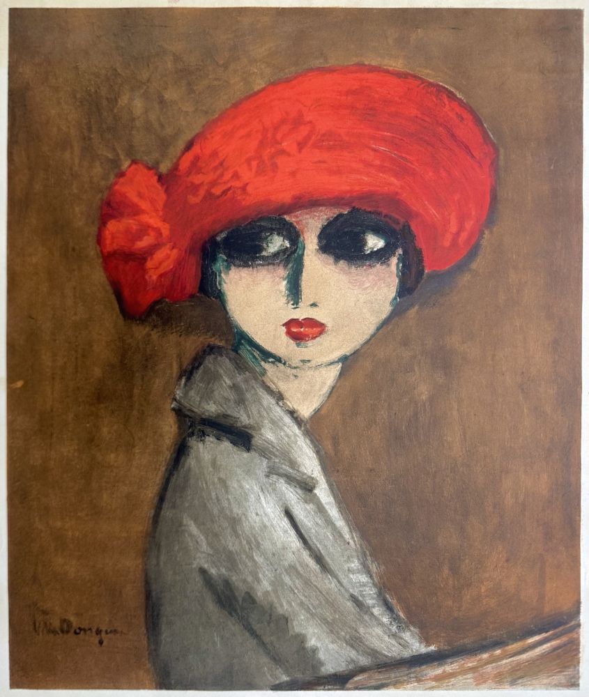 Litografía Van Dongen -  Le Coquelicot