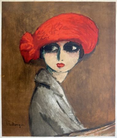 Litografía Van Dongen -  Le Coquelicot