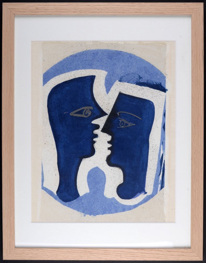 Sin Técnico Braque - Le Couple, 1963 - Framed