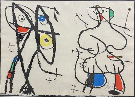 Aguafuerte Y Aguatinta Miró - Le Courtisan Grotesque VI