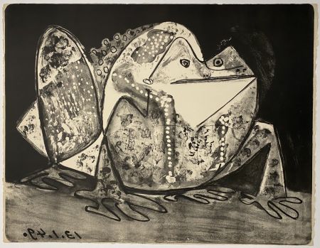 Litografía Picasso - Le Crapaud (The Toad)