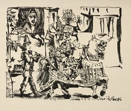 Litografía Picasso - Le Depart – The Departure (B. 686)