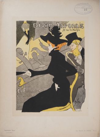 Litografía Toulouse-Lautrec - Le Divan Japonais