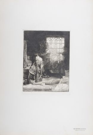 Heliograbado Rembrandt - Le Docteur Faustus