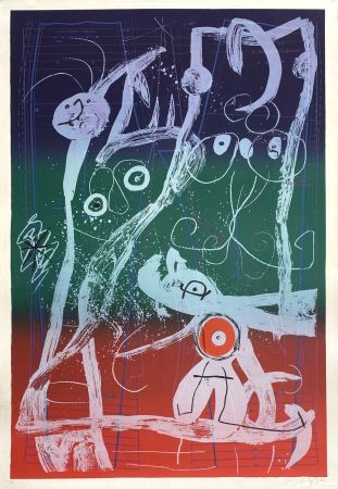 Litografía Miró - Le délire du couturier