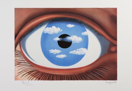 Litografía Magritte - Le Faux Miroir