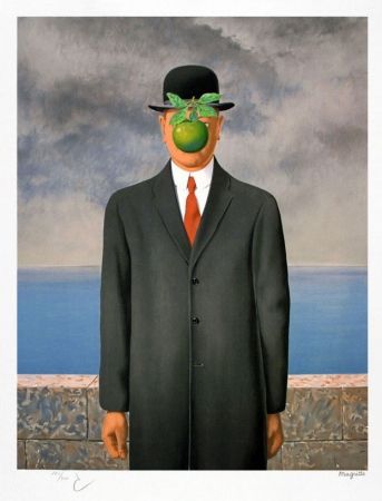 Litografía Magritte - Le fils de l'homme