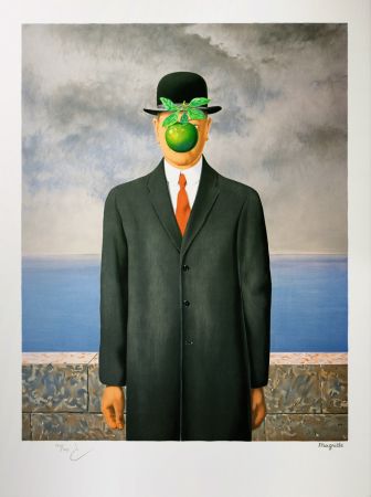 Litografía Magritte - Le Fils de l'Homme (The Son of Man)