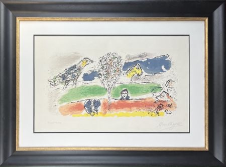 Litografía Chagall - LE FLEUVE VERT