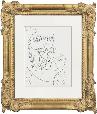 Litografía Picasso - Le Fumeur, Hommage à Henry-Daniel Kahnweiler