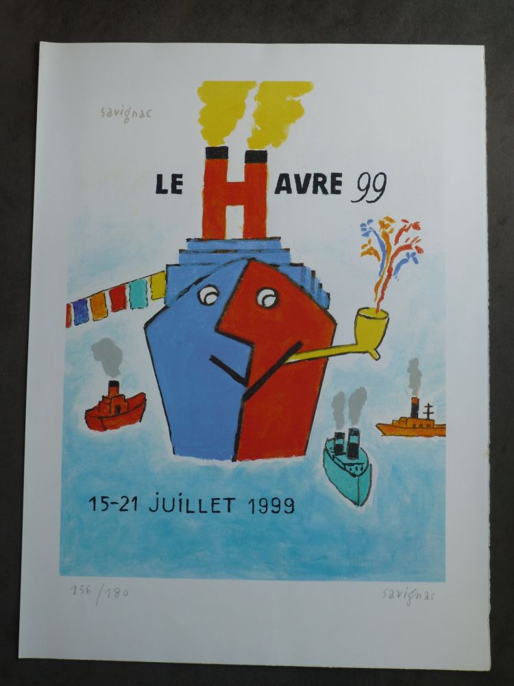 Litografía Savignac - Le Havre 1999