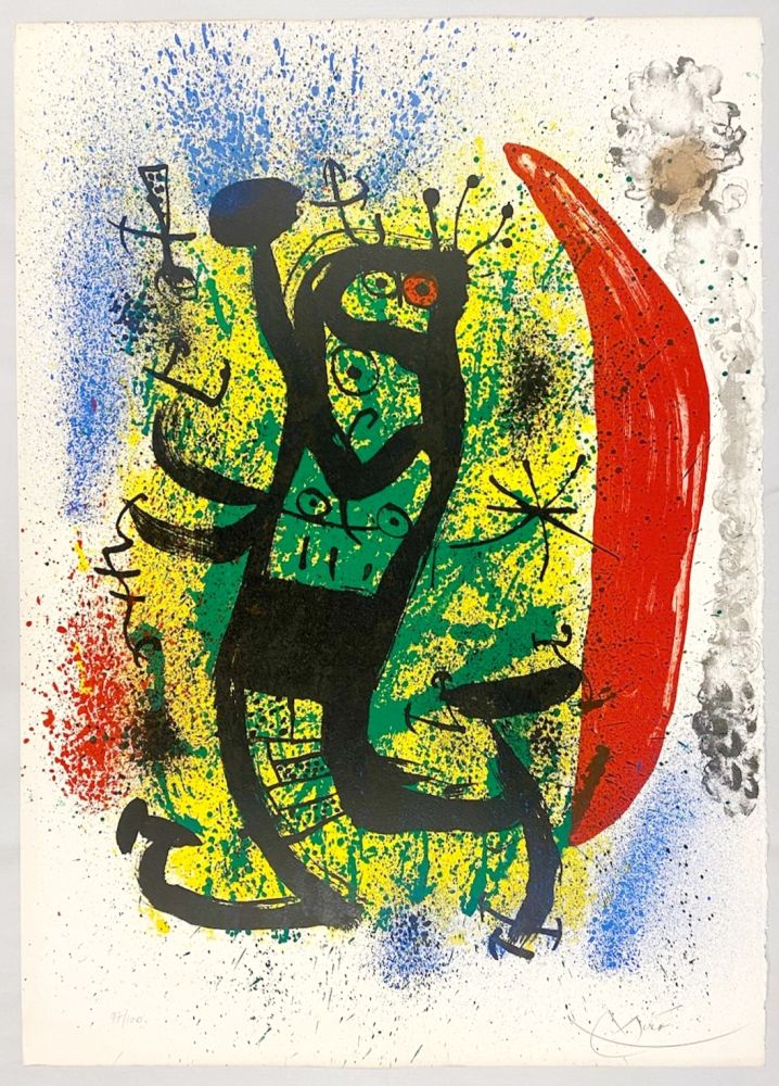 Litografía Miró - Le Homard
