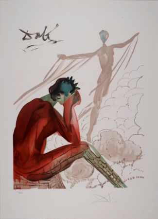 Litografía Dali - Le jeune Icare..., from Ovide L'art D'aimer - Hand-signed - Large size