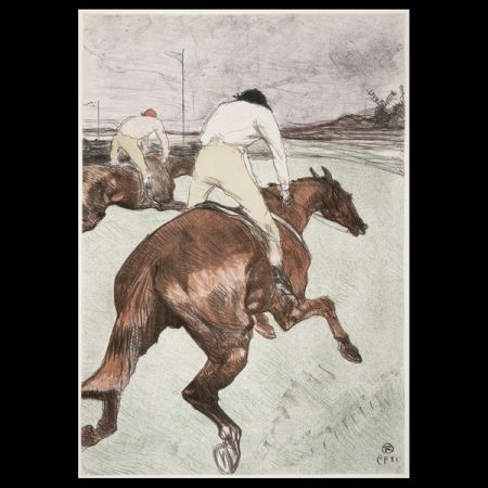 Litografía Toulouse-Lautrec - Le jockey