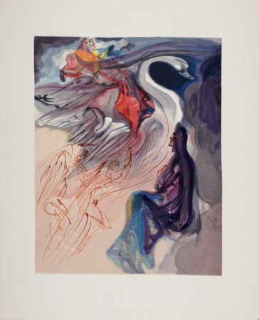 Grabado En Madera Dali - Le langage de l'oiseau, 1963