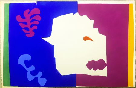 Pochoir Matisse - LE LOUP. Pochoir original de Jazz  (Album 1947)
