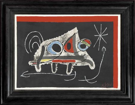Litografía Miró - Le Lézard aux Plumes d'Or cover